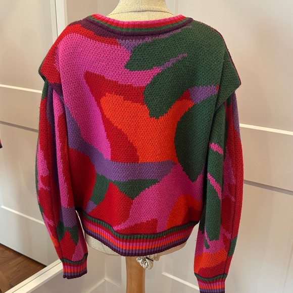 FARM Rio Multicolor Crew Neck Sweater - Picture 6 of 9